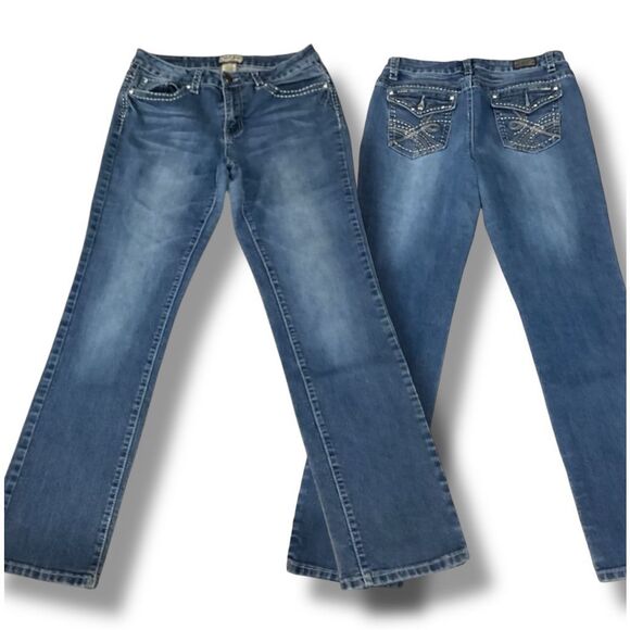 Earl Jeans Denim - Earl Medium Wash Straight Leg Jeans Women’s Size 8